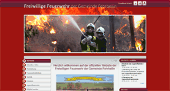 Desktop Screenshot of feuerwehr-fehrbellin.de